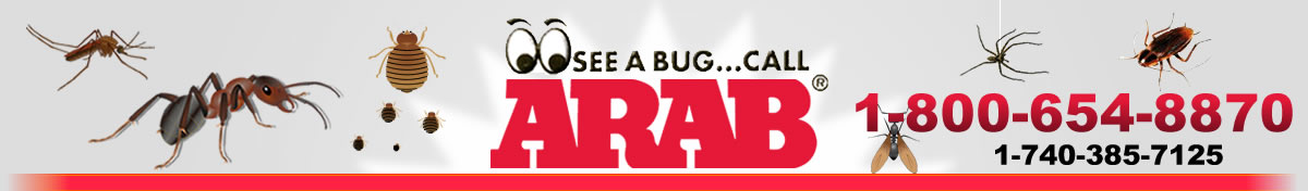 Arab Termite & Pest Control Covering Southeastern Ohio